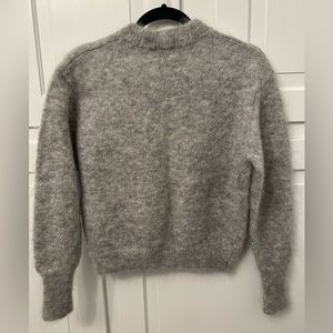 XS Wilfred Gray Wool Sweater